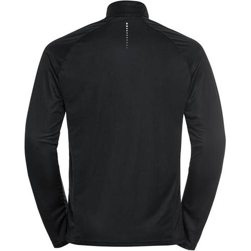 ODLO Herren Midlayer 1/2 zip ESSENTIAL CER, Größe S in Schwarz