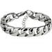 KIHOUT Stainless Steel 3.2mm Men Flat Bracelet Titanium Steel Hand Jewelry Gift Sales