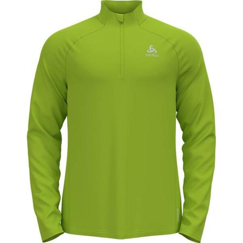 ODLO Herren Midlayer 1/2 zip ESSENTIAL CER, Größe L in Grün