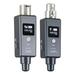 Walmeck 1 Pair Microphone Wireless System Micphone Wireless System UHF DSP & MicLine Two Modes for DynamicCondenser Microphone