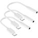 [Apple MFi Certified] Lightning to 3.5 mm Headphone Jack Adapter 3 Pack Headphone Adapter for iPhone to 3.5mm Audio Aux Jack Adapter Dongle Cable Converter for iPhone 14 13 12 11 XR XS X 8 7 iPad