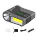 Waterproof COB LED Induction Headlamp Clip-on Cap Sports Lights (Black)