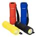 Dorcy Bright Rubberized LED Flashlight 4-Pack 100 Lumens Assorted Colors