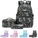 Star Printed 3Pack School Backpack Lunch Bag Pencil Case Backpack for Teenagers Girls Primary Schools Middle Schools and Boys