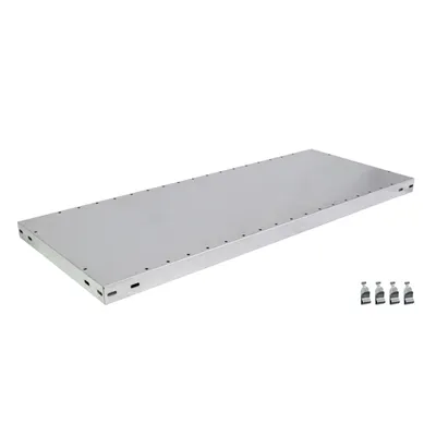 Zusatz-Fachboden für PROREGAL Fachbodenregal MULTIplus250 Stecksystem | BxT 130x50cm | Inkl. 4 Fachbodenträgern | Fachlast 250kg | Verzinkt Image