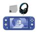 Nintendo Switch Lite - Blue With Headset Bolt Axtion Bundle Like New