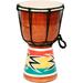 X8 Drums Mini Djembe Red Green Yellow