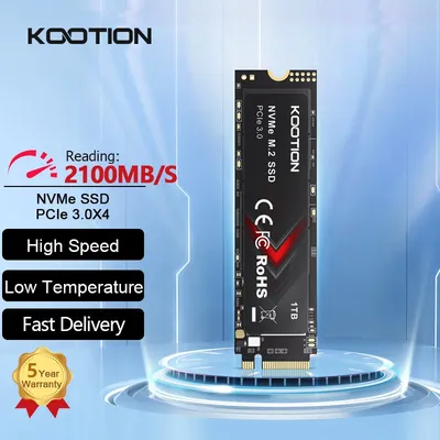KOOTION-Disque dur interne SSD NVcloser M.2 PCIe M2 1 To 512 Go 256 Go pour ordinateur