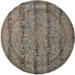 Charcoal / Earth Area Rug Round 3 4 Round Indoor Round