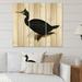 DESIGN ART Designart Vintage Bird Life IV Traditional Print on Natural Pine Wood - 3 Panels 45 inches x 40 inches - 3 Panels