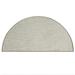 Furnishmyplace Abstract Contemporary Stripes Modern Plush Easy Fit Beige Area Rug 72 x 144 Half Round