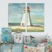 DESIGN ART Designart Nautical Lighthouse III Nautical & Beach Canvas Wall Art Print 2 Piece Set 12 W x 20 H x 1 D x 2 Pieces