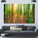 Design Art Dense Forest Panorama Photographic Print on Wrapped Canvas