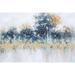 Abstract art Golden Horizon Forest oil painting prints Wall Art for living room bedroom Bar - Wrapped Canvas Prints