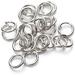 4mm/5mm/6mm/7mm/8mm/10mm/12mm/16mm Metal Split Antique Brass/Gunmetal/Silver Metal Jump Rings for DIY Craft - 150g/pack (Golden 5mm)