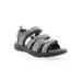 Women's Travelactiv Adventure Sandal by Propet in Light Grey (Size 7.5 XXW)