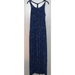 Athleta Dresses | Athleta Cressida Dress Women's Size Small Navy Blue Sleeveless Long Maxi | Color: Blue | Size: S