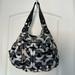 Coach Bags | Coach Madison Op Art Sateen Maggie Shoulder Bag - Black/Gray/White | Color: Black/Gray | Size: Os