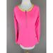 Lilly Pulitzer Tops | Lilly Pulitzer Luxletic Neon Pink Long Sleeve 1/4 Zip Athletic Top Medium | Color: Pink/Yellow | Size: M