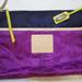 Coach Bags | Coach Small Shoulder Bag Purple Navy Blue With Yellow | Color: Blue/Purple | Size: Os