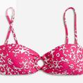 J. Crew Swim | J. Crew Nwt Heritage Blushing Meadow String Bikini Top (Large) | Color: Pink/White | Size: L