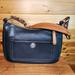 Coach Bags | Coach Leather Shoulder Bag | Color: Black/Tan | Size: 10" X 4" X 7"