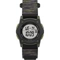 Timex Jungen Time Machines Digital Schwarz/Grüne Camouflage Schnell-Wickel-Armbanduhr TW7C77500