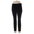 Ann Taylor LOFT Jeans - High Rise Skinny Leg Denim: Black Bottoms - Women's Size 31 - Black Wash