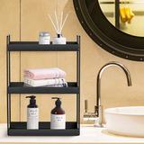 Rebrilliant Luvine Steel Freestanding Bathroom Shelves in Black | 16.9 H x 12.2 W x 6.7 D in | Wayfair 30586C1204DA4365931BEDD8B5E37A28