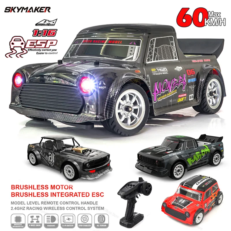 SG1605 SG1606 SG1603 SG1604 Pro 1/16 voiture RC haute vitesse 2.4G sans brosse 4WD 1:16 dérive télécommande voiture de course jouets pour garçons