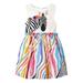 Summer Sleeveless Cotton Animal Pattern Princess Dress A-Line Princess Dress Child Sundress Streetwear Kids Dailywear Outwear