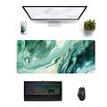 Large Mouse Pad for Computer Desk Gaming Extended Mouse Pad Long Mat with Low Friction Smooth Surface&Non-Slip Backing Desktop Mouse Keyboard Professional E-Sports Colored Marbleï¼Œ27.56*11.81 inch