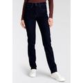 Straight-Jeans LEVI'S "724 High Rise Straight" Gr. 30, Länge 28, blau (rinsed) Damen Jeans Gerade