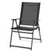 Square Set of 2 Outdoor Patio Steel Sling Folding Chair