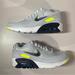 Nike Shoes | Nike Air Max 90 (Gs) White | Blackened Blue Dv3480-100 Youth Size 4.5y New!! | Color: Blue/Gray | Size: 6