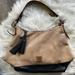 Dooney & Bourke Bags | Dooney& Bourke Sophie Hobo Leather Bag Purse | Color: Black/Tan | Size: Os