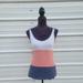American Eagle Outfitters Tops | American Eagle Outfitters Racerback Tank Top Navy Pink White Athletic Fit Sz S | Color: Blue/Pink | Size: S