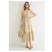 J. Crew Dresses | J. Crew Tiered Midi Dress With Convertible Straps | Color: Tan | Size: 2x