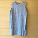 Zara Dresses | Grey Zara T-Shirt Dress With Open Shoulders | Color: Gray | Size: M