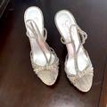 Jessica Simpson Shoes | Jessica Simpson Heels! | Color: Gray/White | Size: 9