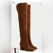 J. Crew Shoes | J Crew Suede Over The Knee Boots 7 | Color: Brown | Size: 7
