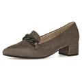 Pumps GABOR Gr. 41, grau (taupe) Damen Schuhe