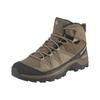 Wanderschuh SALOMON "QUEST ROVE Gore-Tex", Gr. 44, beige (beige, braun), Leder, Textil, sportlich, Schuhe, Wasserdicht