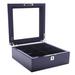 Winston Porter Lacquer Watch Box Wood in Blue/Brown | 3.5 H x 8.5 W x 8.5 D in | Wayfair BAE2D426CAEE4D50B258A5C5C271BB24