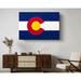 Latitude Run® Colorado State Flag - Wrapped Canvas Graphic Art Canvas in Blue/Red/Yellow | 16 H x 24 W x 1 D in | Wayfair