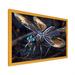 Latitude Run® Delfeena Cybernetic Dragonfly - Print on Canvas Metal in Black/Blue | 16 H x 32 W x 1 D in | Wayfair 9B5F89BE8EE64B549DBF9E8954E6DA82