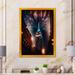 Latitude Run® Empire State Building Tilt Shift in the Night Lights IX - Print on Canvas Canvas, in Black/Blue/Orange | 20 H x 12 W x 1 D in | Wayfair