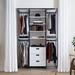 Martha Stewart California Closets The Everyday System 56" W Hanging & 3 Drawer Cabinet Closet System Reach-in Sets Wire/Metal/Manufactured Wood | Wayfair