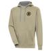 Men's Antigua Khaki Boston Bruins Victory Pullover Hoodie