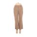 Gap Outlet Dress Pants - Super Low Rise Straight Leg Boyfriend: Tan Bottoms - Women's Size 2